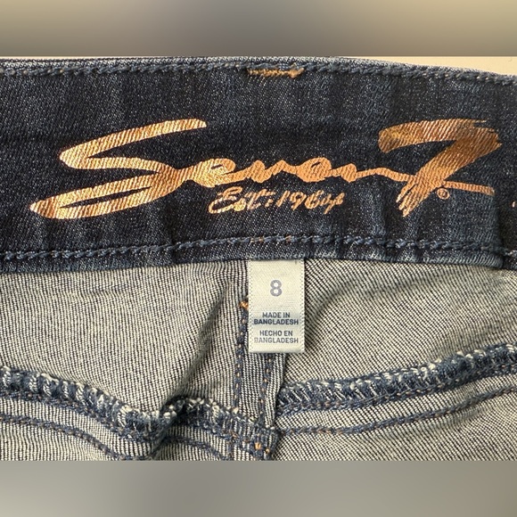 Seven7 Jeans Women 8 Boot Cut Slim High Rise Tummyless Stretch Denim 30X32 - Picture 3 of 11